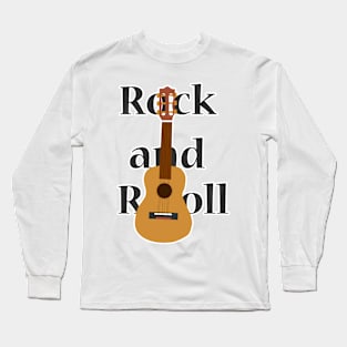 Rock and roll- guitar t- shirt Long Sleeve T-Shirt